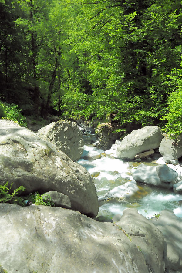 Turbulent water