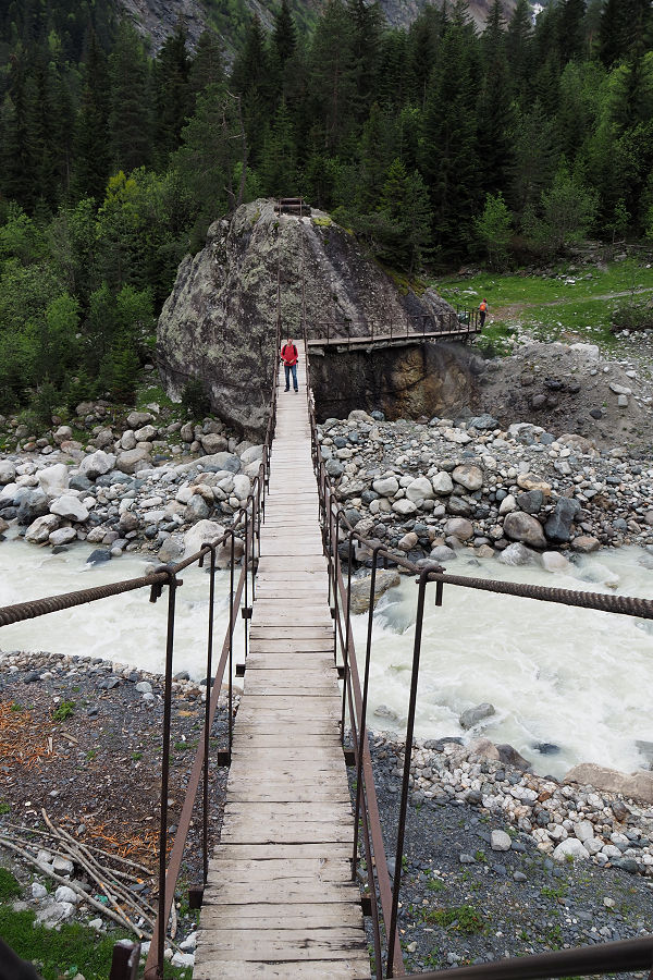 suspension bridge Mestia