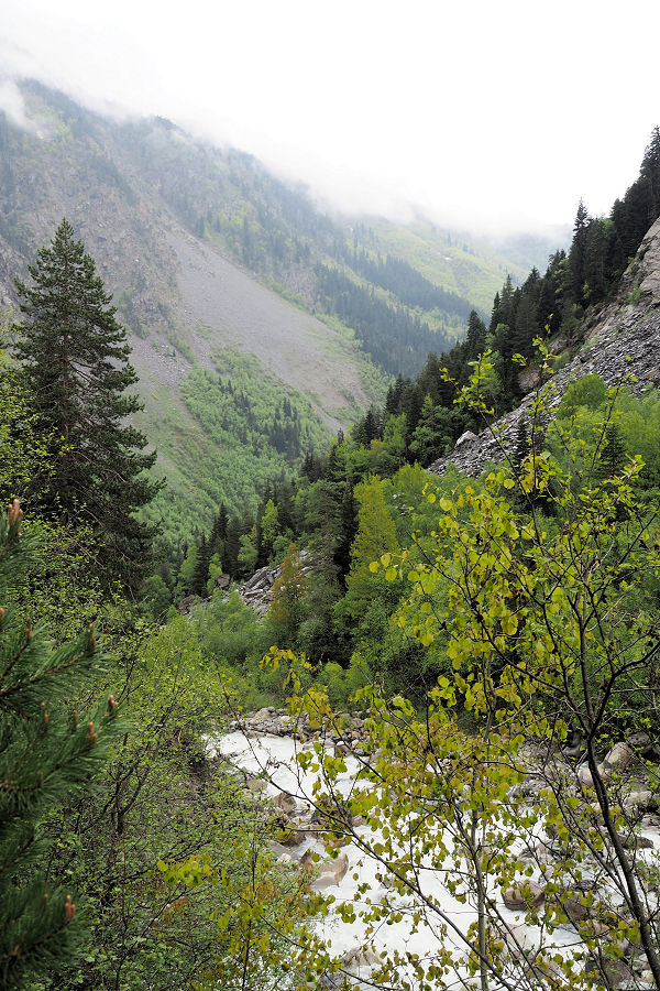 Pretty view down the valley